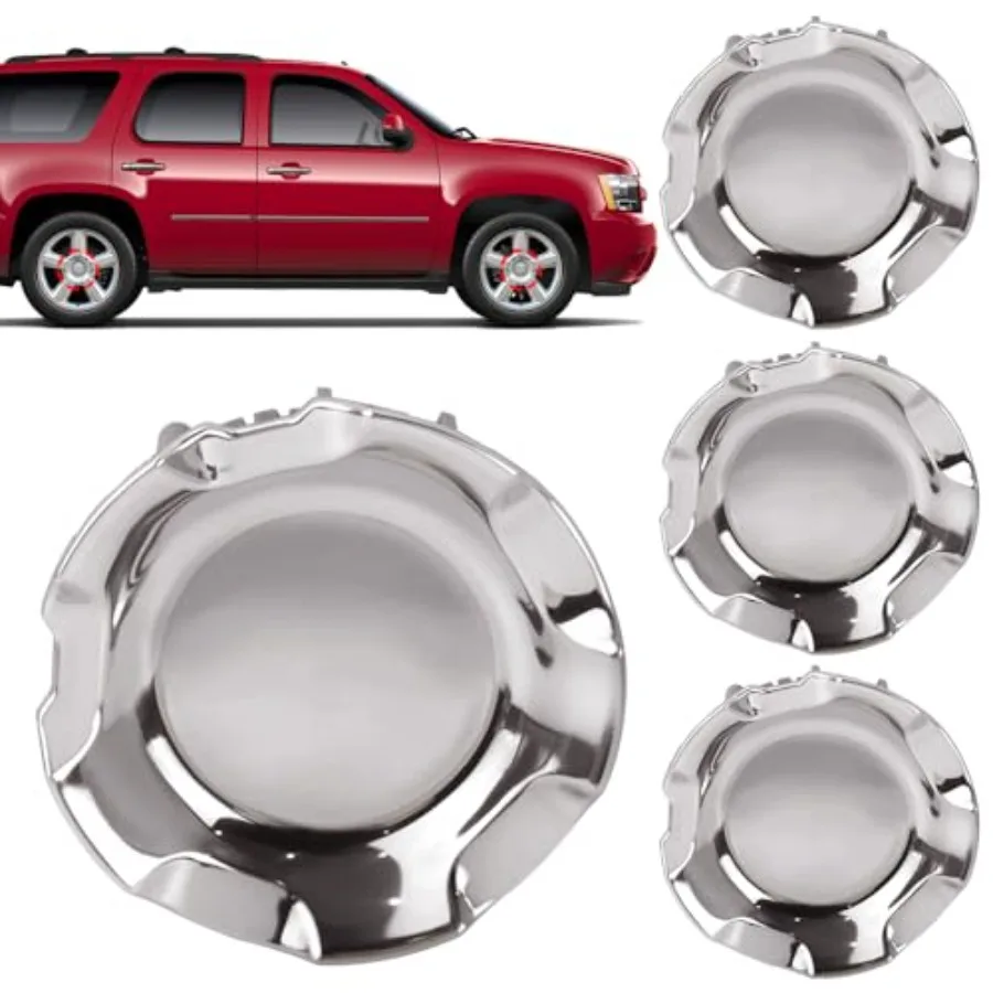 4PCS Polished Aluminum Cover Wheel Center Hubcap Cover Compatible with Chevrolet Silverado Avalanche 2007-2013 Suburban Tahoe 2
4PCS Polished Aluminum Cover Wheel Center Hubcap Cover Compatible with Chevrolet Silverado Avalanche 2007-2013 Suburban Tahoe 2