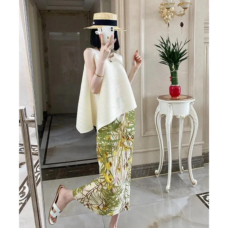 Юбки для женщин Модные свободные плиссированные принты Lssey Miyake Красивая юбка весна и лето с принтом слегка толстая плиссированная юбка мм
Юбки для женщин Модные свободные плиссированные принты Lssey Miyake Красивая юбка весна и лето с принтом слегка толстая плиссированная юбка мм