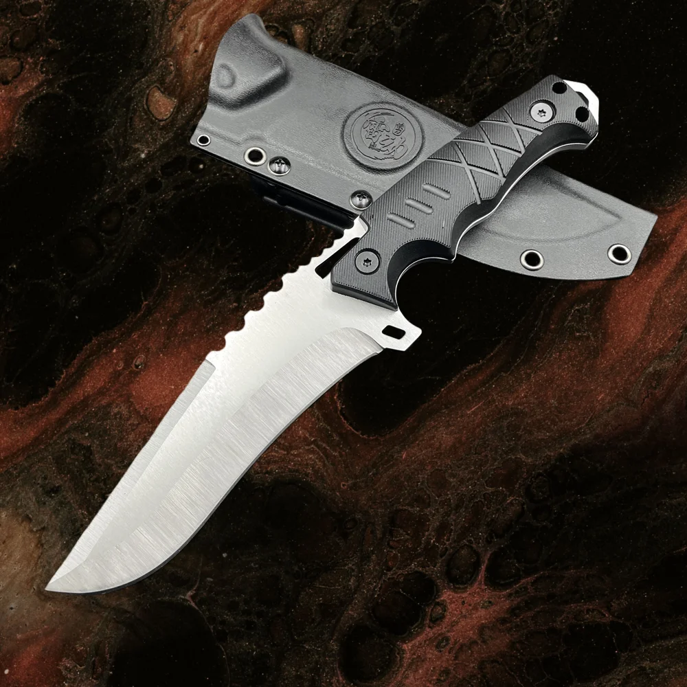 Kydex Sheath Knife 9CR18MOV Blade Nylon Fiber Handles Tactics Hunting knife High Hardness Outdoor Self Defense Camping EDC Tools
Kydex Sheath Knife 9CR18MOV Blade Nylon Fiber Handles Tactics Hunting knife High Hardness Outdoor Self Defense Camping EDC Tools