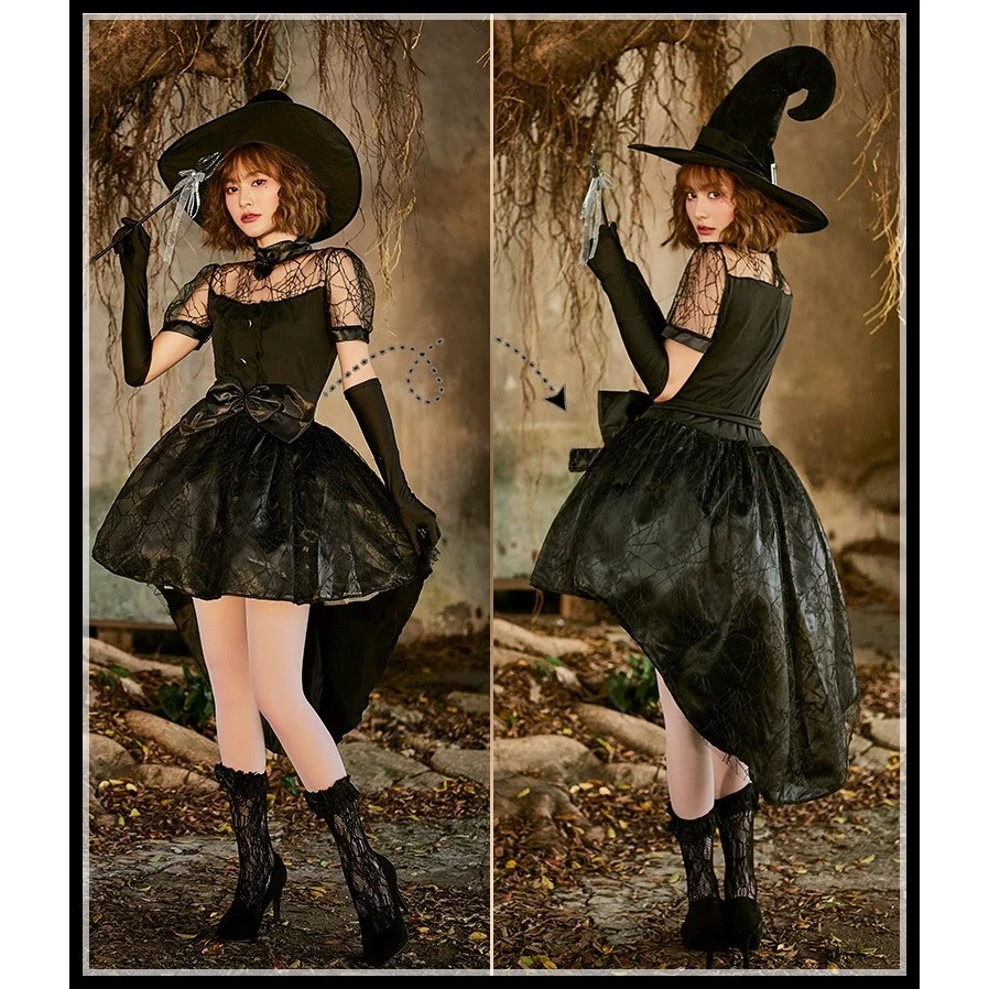 Сексуальный костюм ведьмы-паука для взрослых, костюм ведьмы на Хэллоуин, одежда для косплея, сценическая волшебная одежда Dr, женская мода 
Сексуальный костюм ведьмы-паука для взрослых, костюм ведьмы на Хэллоуин, одежда для косплея, сценическая волшебная одежда Dr, женская мода