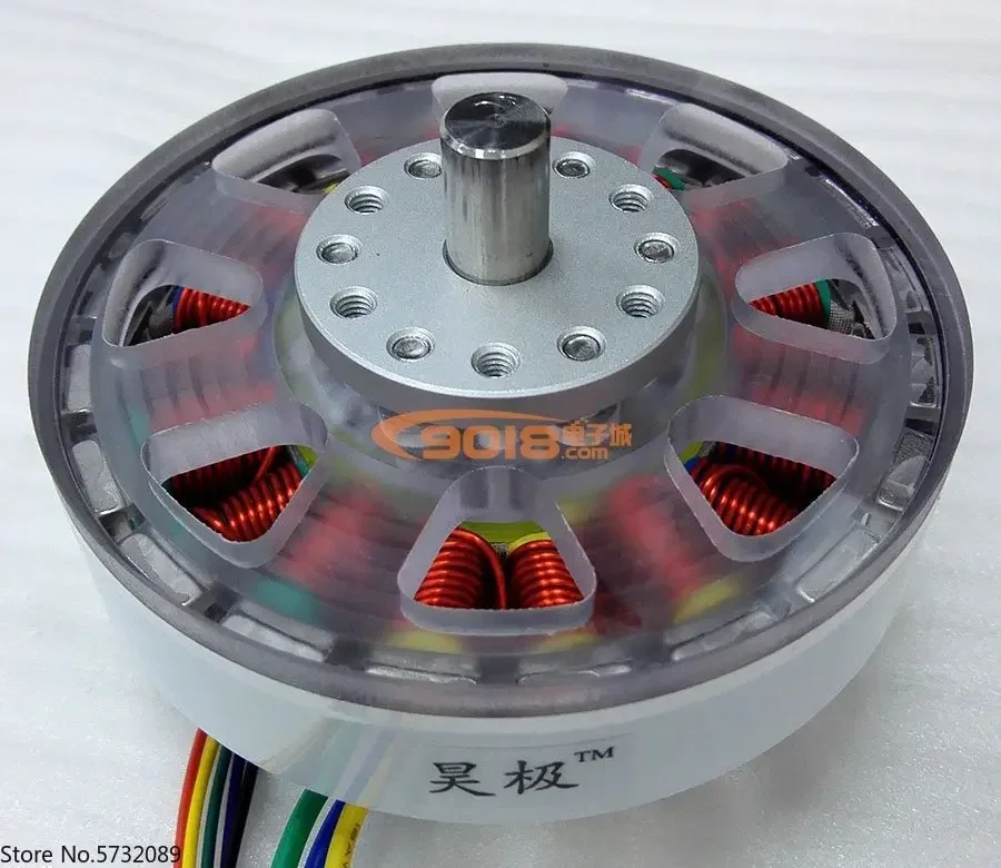200W solid shaft 10MM flat disc permanent magnet three-phase brushless DC motor
200W solid shaft 10MM flat disc permanent magnet three-phase brushless DC motor