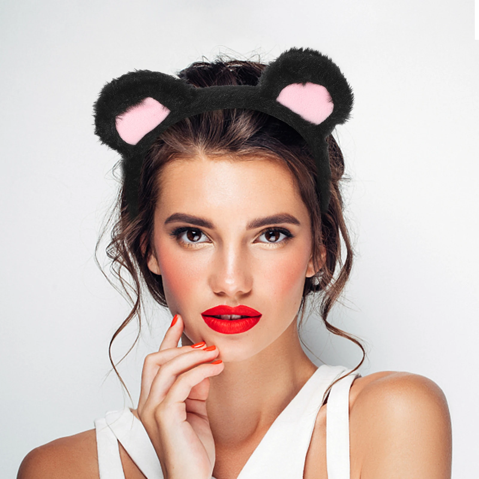 Ears Headband White Cute Animal Ear Hair Accessories for Women Halloween Party Cosplay Costume Elegant Sweet
Ears Headband White Cute Animal Ear Hair Accessories for Women Halloween Party Cosplay Costume Elegant Sweet
