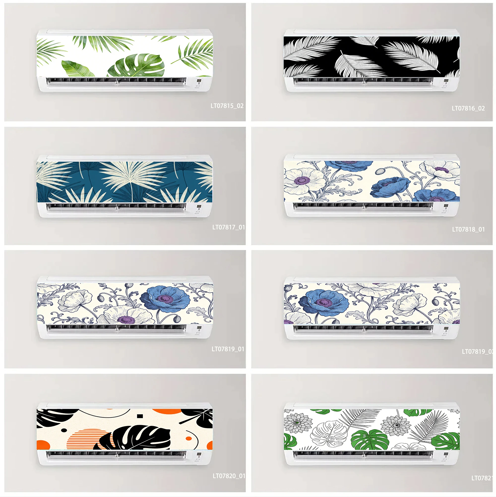 Tropical Leaf & Vintage Floral Air Conditioner Sticker Waterproof Removable AC Wall Decal for Bedroom Living Room Home Decor
Tropical Leaf & Vintage Floral Air Conditioner Sticker Waterproof Removable AC Wall Decal for Bedroom Living Room Home Decor