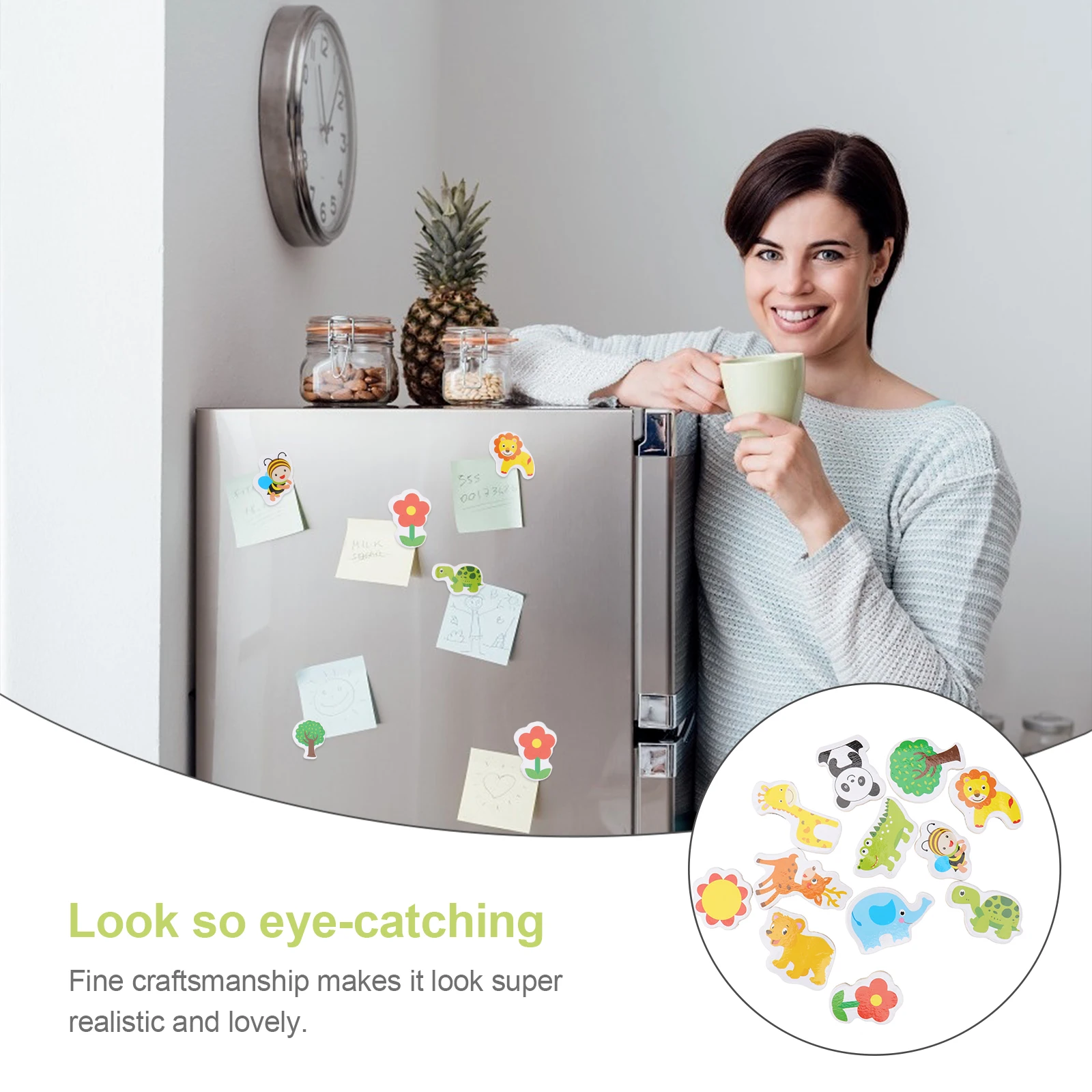 Cartoon Animal Refrigerator Stickers Creative Fridge Magnet Magnets Cabinet Cute Animals Decorative
Cartoon Animal Refrigerator Stickers Creative Fridge Magnet Magnets Cabinet Cute Animals Decorative