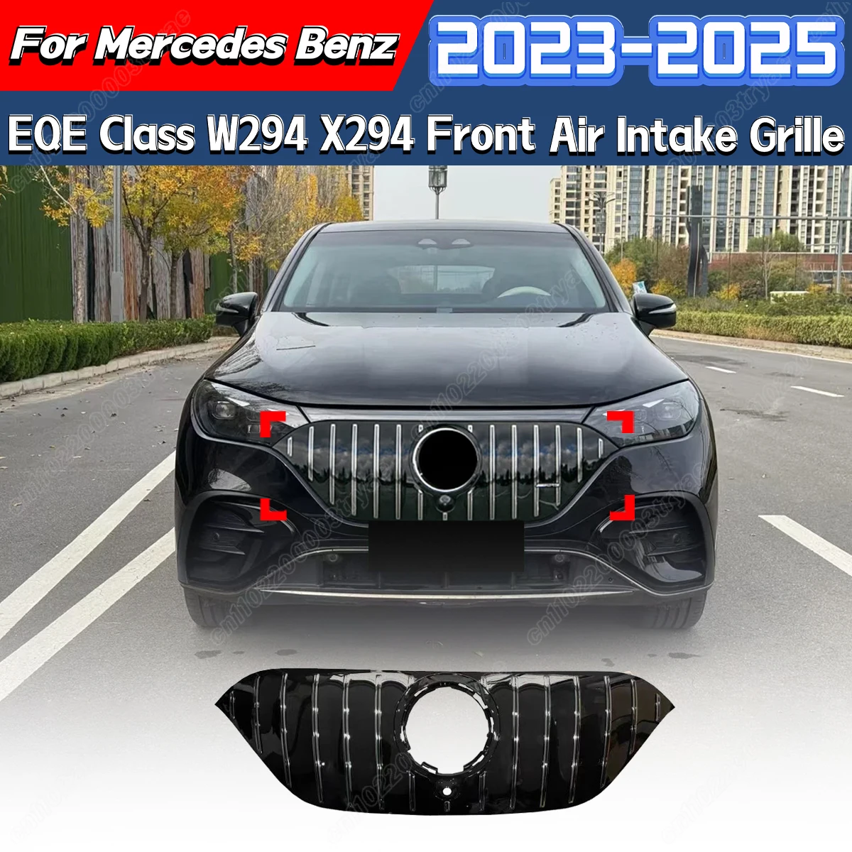 Для Mercedes EQE Class W294 X294 SUV EQE350 EQE500 2023 2024, передний бампер, черная решетка, защитная крышка бака для воды, комплект отделки кузова
Для Mercedes EQE Class W294 X294 SUV EQE350 EQE500 2023 2024, передний бампер, черная решетка, защитная крышка бака для воды, комплект отделки кузова