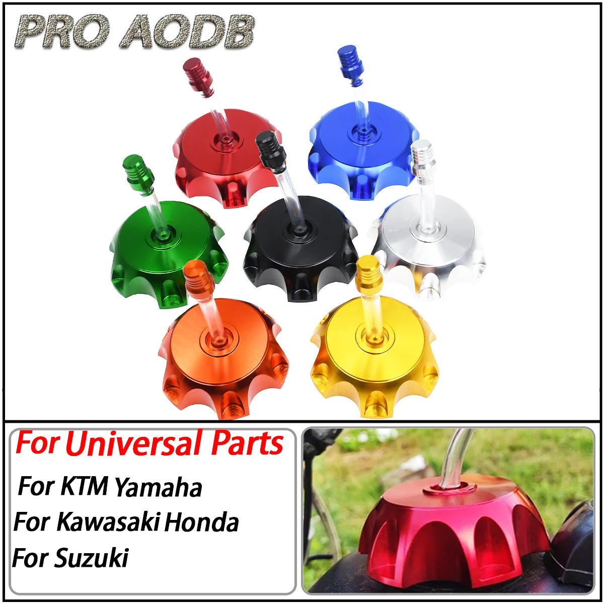 Universal 49mm CNC Aluminum Racing Gas Fuel Tank Cap With Vent Cap For KTM SX XC XCF XCWF Honda Yamaha Kawasaki Suzuki
Universal 49mm CNC Aluminum Racing Gas Fuel Tank Cap With Vent Cap For KTM SX XC XCF XCWF Honda Yamaha Kawasaki Suzuki