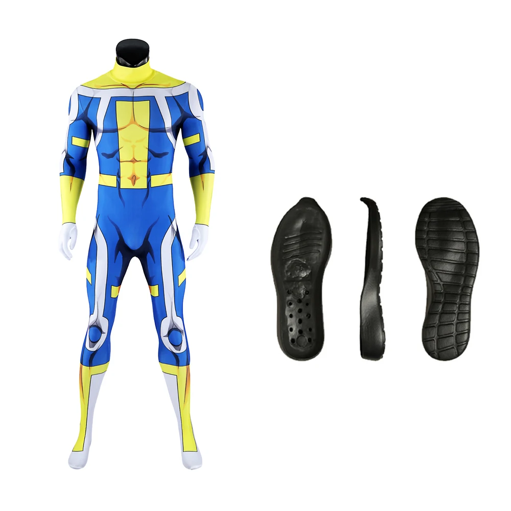 Superhero Zentai Invincible the Immortal Cosplay Men Disguise Jumpsuit Bodysuit Costume Halloween Carnival Party Outfits
Superhero Zentai Invincible the Immortal Cosplay Men Disguise Jumpsuit Bodysuit Costume Halloween Carnival Party Outfits