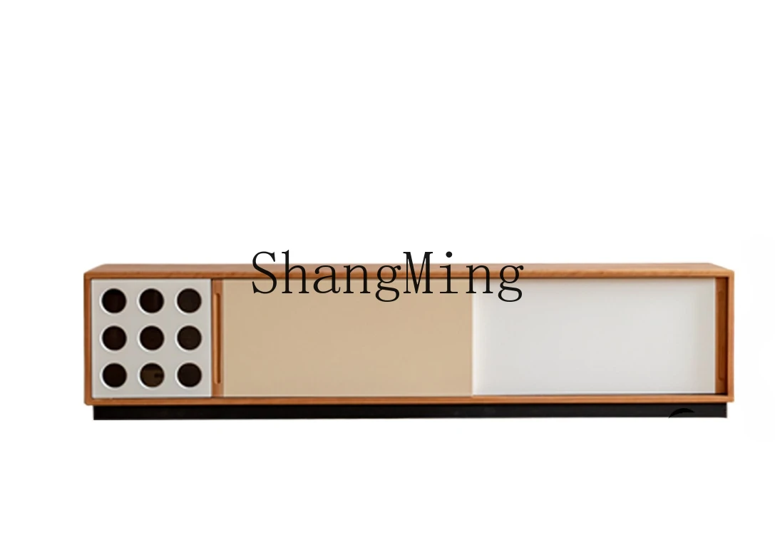 TF solid wood TV cabinet, antique small apartment floor-to-ceiling locker, cherry wood living room TV cabinet, multi-function
TF solid wood TV cabinet, antique small apartment floor-to-ceiling locker, cherry wood living room TV cabinet, multi-function