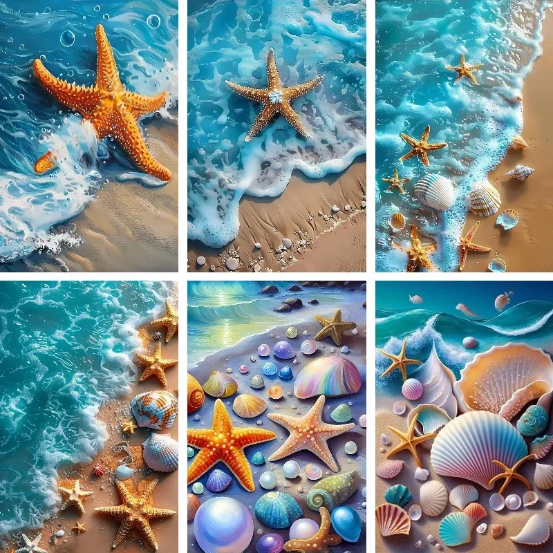 Full Square/Round Drill 5D DIY Diamond Painting " Starfish Blue Beach Sea Waves Scenery" Embroidery Cross Stitch Home Decor Gift
Full Square/Round Drill 5D DIY Diamond Painting " Starfish Blue Beach Sea Waves Scenery" Embroidery Cross Stitch Home Decor Gift