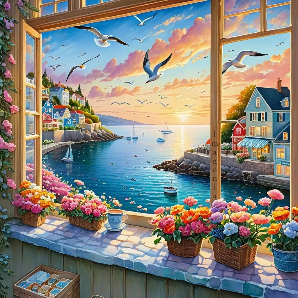 Outside the Window Scenery 500PCS/1024 PCS Jigsaw Puzzles Relaxing Family Activity DIY Games for Living Room Home Decor Gift
Outside the Window Scenery 500PCS/1024 PCS Jigsaw Puzzles Relaxing Family Activity DIY Games for Living Room Home Decor Gift