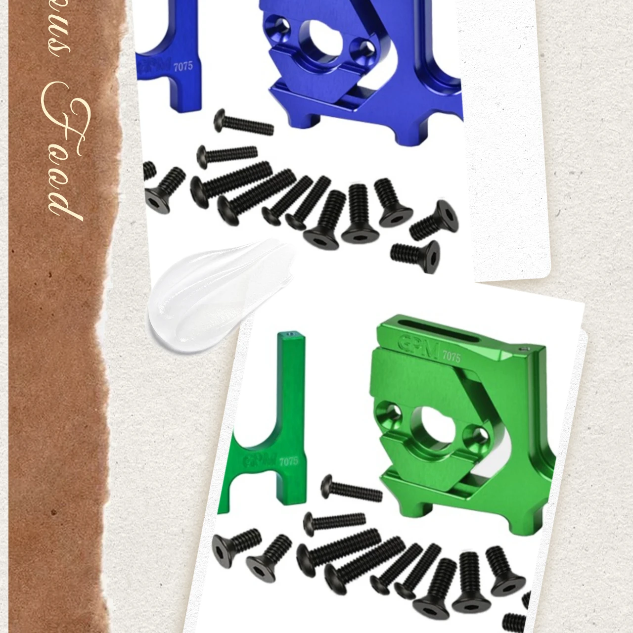 GPM Aluminum 7075 Center Diff Mount+Sliding Motor Mount For ARRMA 1/8 Kraton Outcast
GPM Aluminum 7075 Center Diff Mount+Sliding Motor Mount For ARRMA 1/8 Kraton Outcast