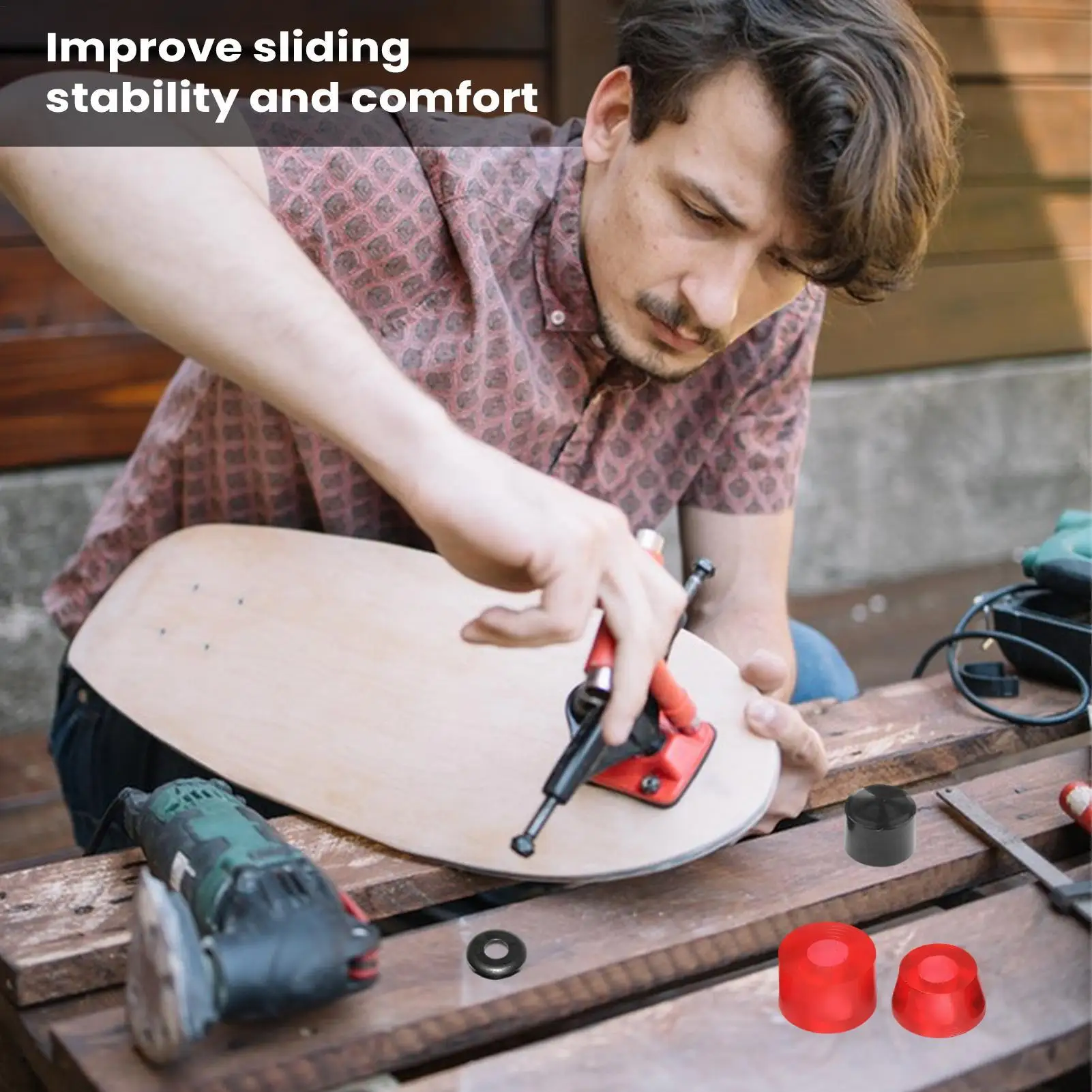 Skateboard Bushings Hard Replacement Parts With Pivot Cups Long Board Shock Absorber Bearing Spacer For Street Park Downhill
Skateboard Bushings Hard Replacement Parts With Pivot Cups Long Board Shock Absorber Bearing Spacer For Street Park Downhill