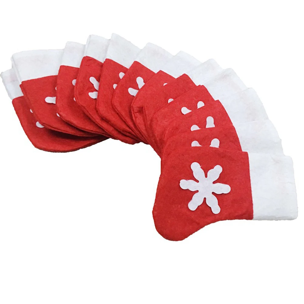 10 Pcs Small Socks and Tableware Set Christmas Silverware Holders Stocking Decorations
10 Pcs Small Socks and Tableware Set Christmas Silverware Holders Stocking Decorations