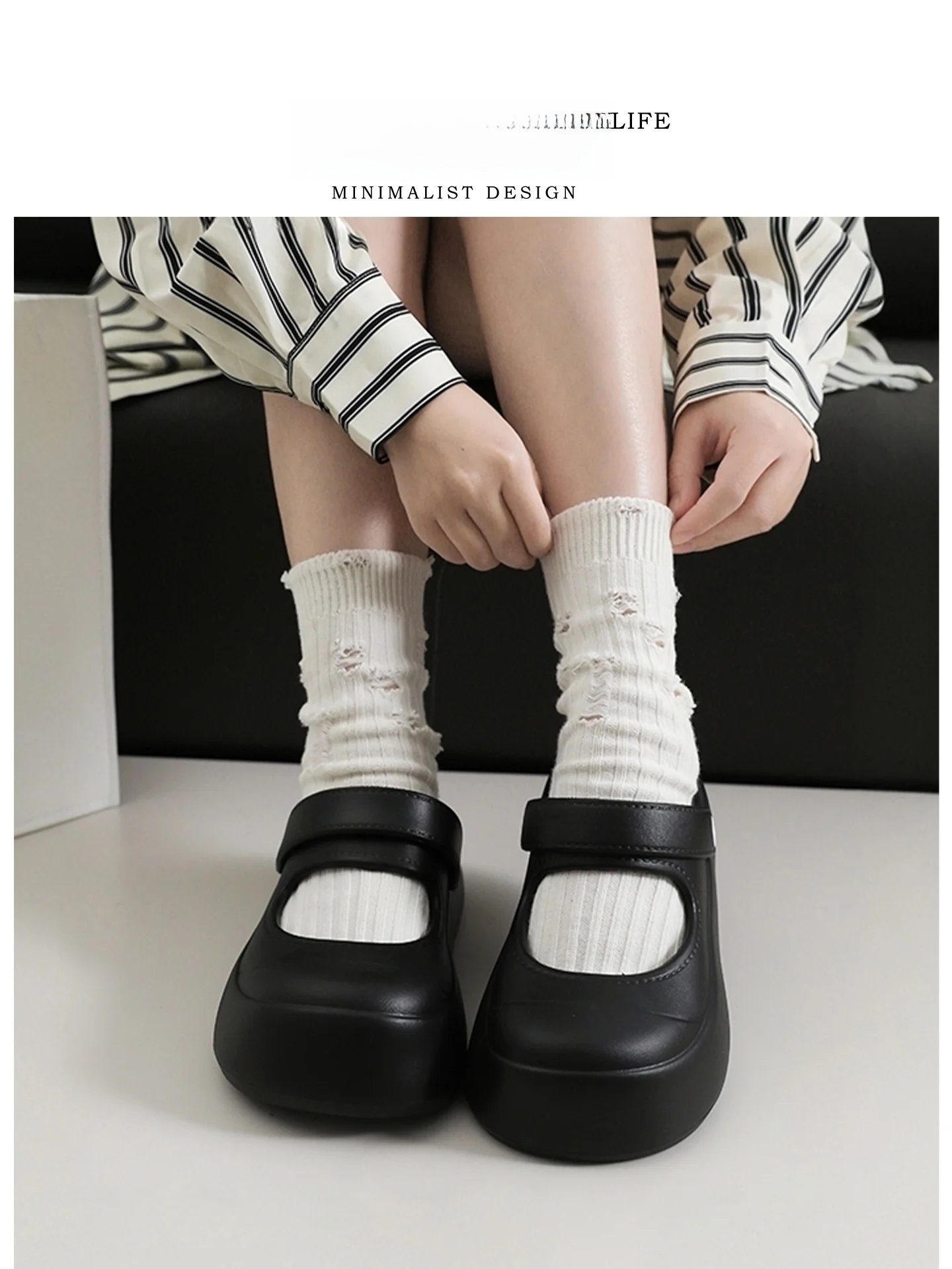 Tlife Mary Jane Head Cover Slippers Outdoor Summer High Friction EVA Home oes Breathable Comfortable Women's Sandals
Tlife Mary Jane Head Cover Slippers Outdoor Summer High Friction EVA Home oes Breathable Comfortable Women's Sandals