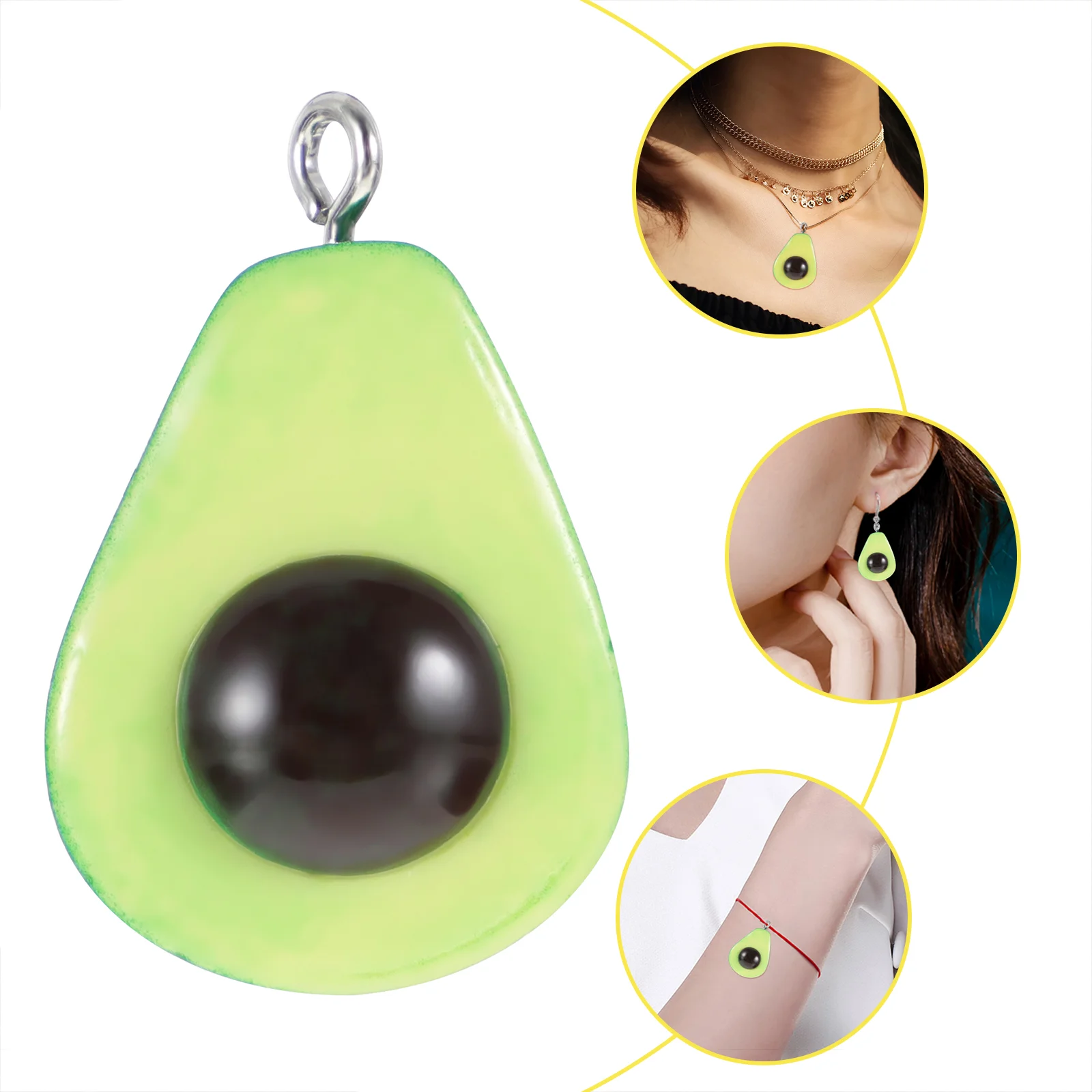 20pcs Avocado Pendant Craft Charm Jewelry Making Bracelet Charms Creative Resin Accessories Home Decor Wind Chimes Fruit
20pcs Avocado Pendant Craft Charm Jewelry Making Bracelet Charms Creative Resin Accessories Home Decor Wind Chimes Fruit
