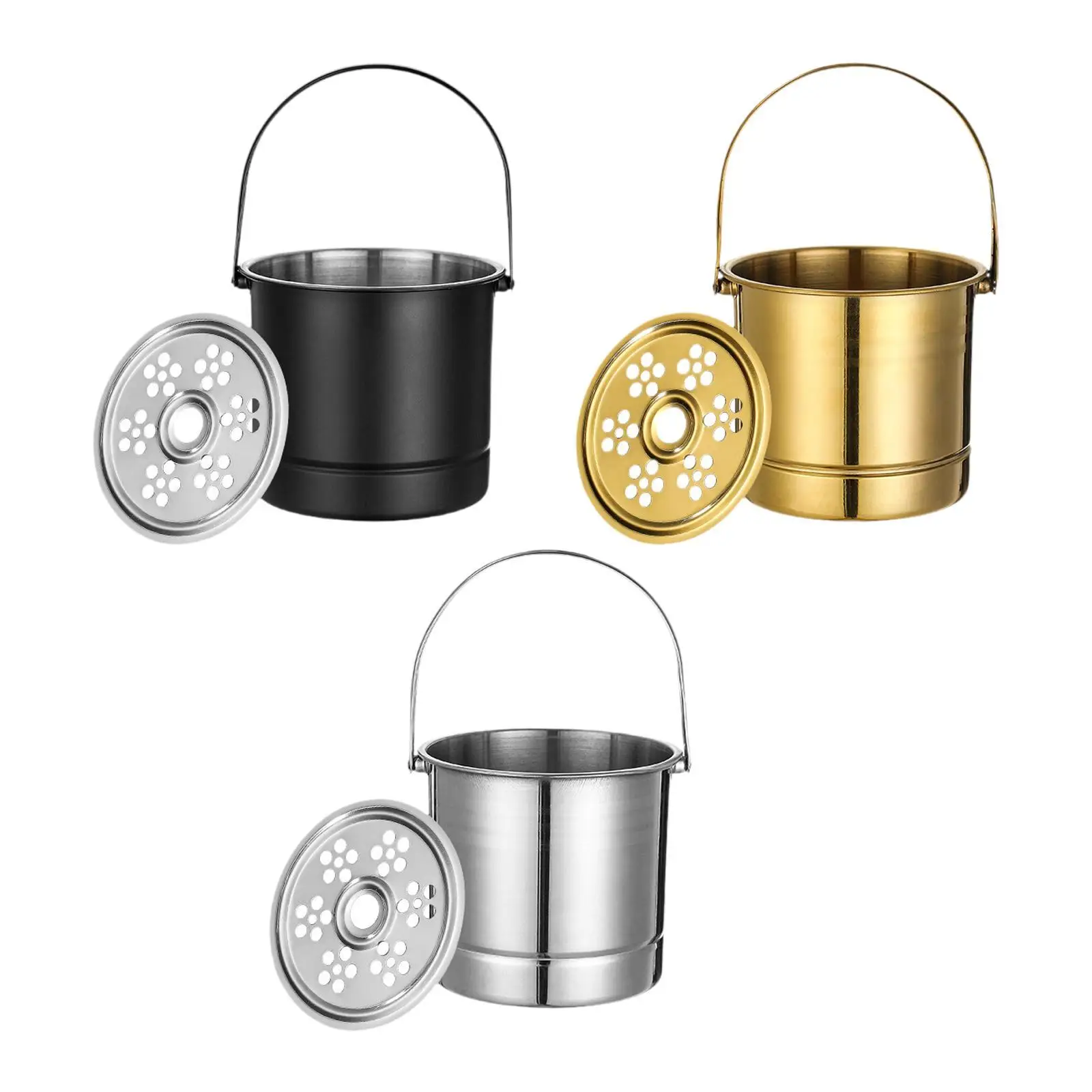 Ice Bucket Stainless Steel with Handle Beer Bucket Portable, Metal Beverage Tub, Ice Wine Barrel for BBQ Picnic, Restaurant
Ice Bucket Stainless Steel with Handle Beer Bucket Portable, Metal Beverage Tub, Ice Wine Barrel for BBQ Picnic, Restaurant