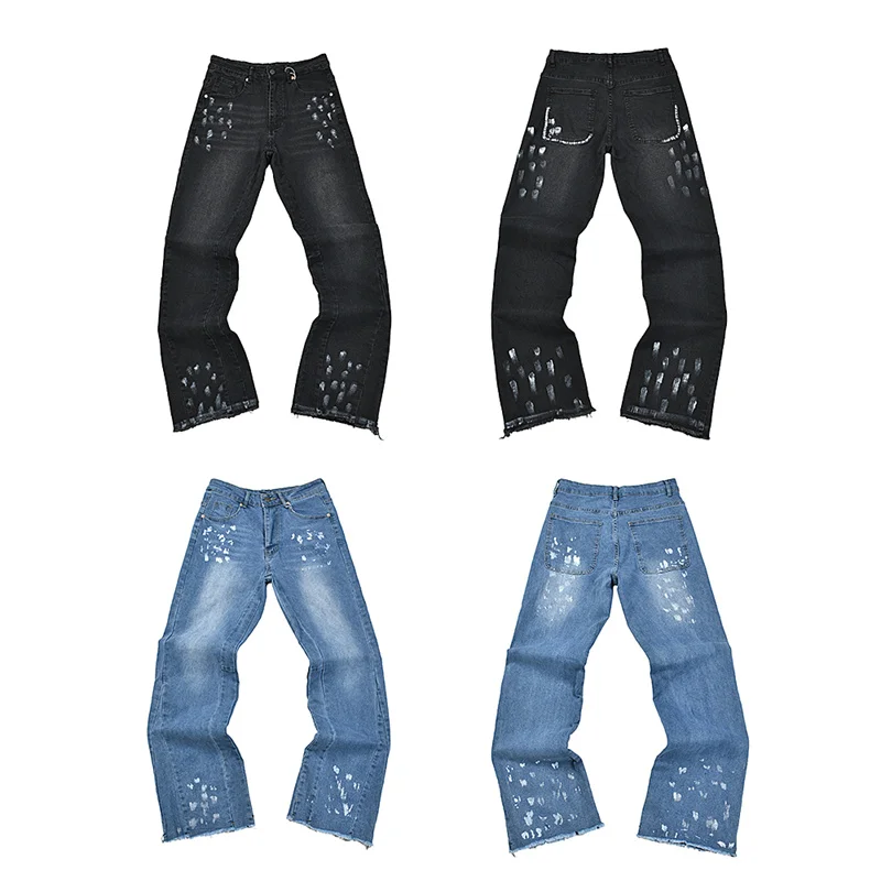2025ss Paint Graffiti Printed Jeans Men Women High Quality Versatile Fashion Jeans Streetwear Pants
2025ss Paint Graffiti Printed Jeans Men Women High Quality Versatile Fashion Jeans Streetwear Pants