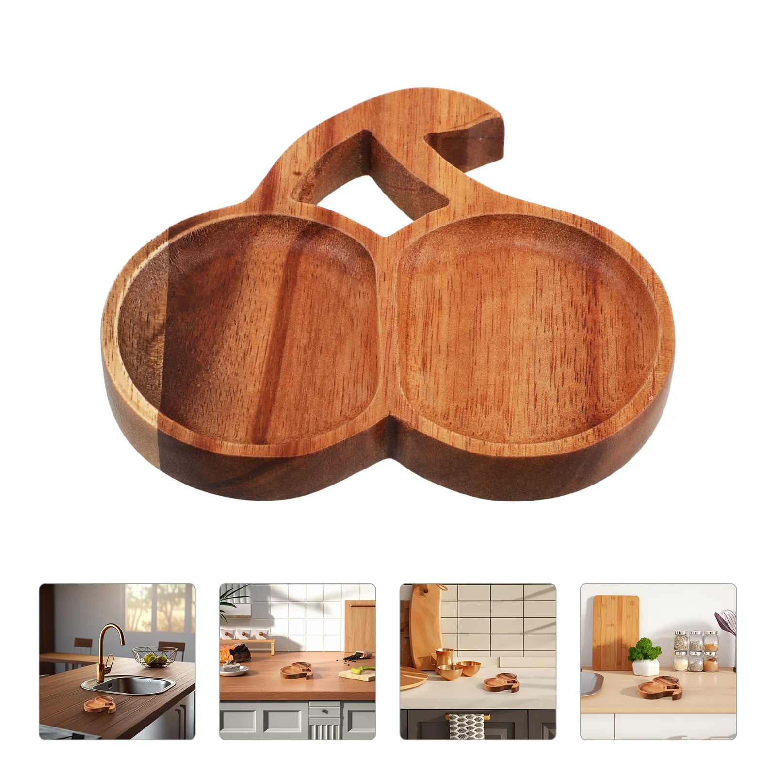 Cherry Shape Wood Serving Tray Multifunctional Fruit Nut Appetizer Platter For Home Decor Coffee Table Centerpiece Natural
Cherry Shape Wood Serving Tray Multifunctional Fruit Nut Appetizer Platter For Home Decor Coffee Table Centerpiece Natural