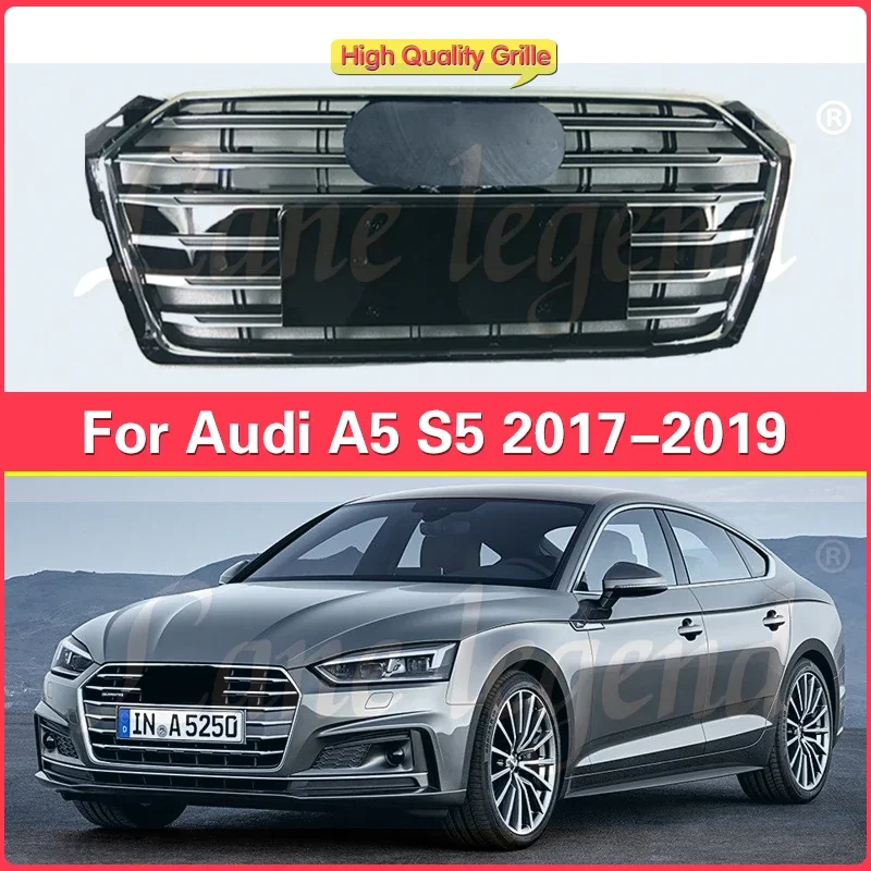 Car Front Bumper Grill Center Grille for Audi A5/S5 2017 2018 2019 (Refit for S5 Style) for S5 Grill Car Styling Accessories
Car Front Bumper Grill Center Grille for Audi A5/S5 2017 2018 2019 (Refit for S5 Style) for S5 Grill Car Styling Accessories
