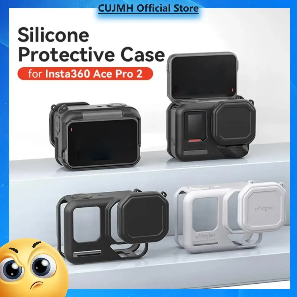 For Insta360 Ace Pro 2 Protective Case With Lanyard Soft Silicone Sleeve + Lens Cap Dust-proof Shockproof Camera Accessories
For Insta360 Ace Pro 2 Protective Case With Lanyard Soft Silicone Sleeve + Lens Cap Dust-proof Shockproof Camera Accessories