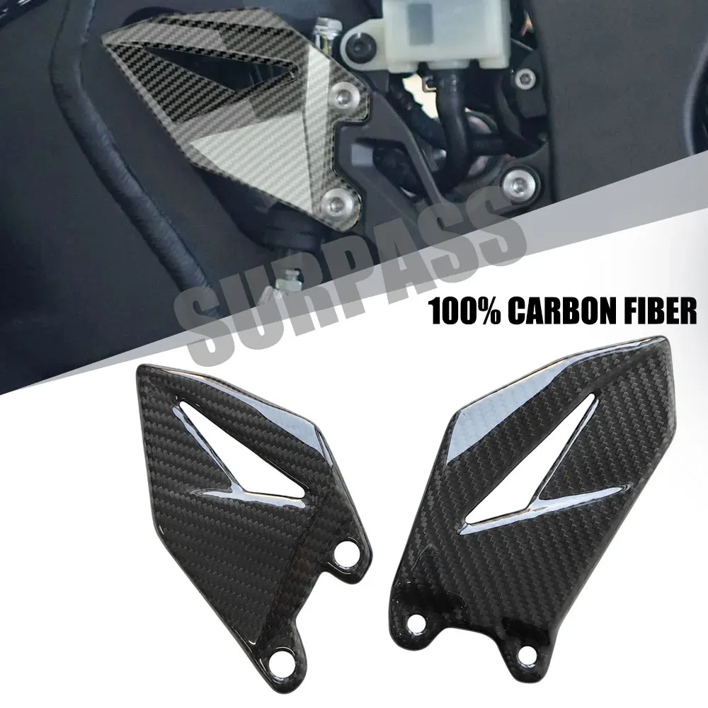 Carbon Fiber Motorcycle Foot Pedal Heel Protection for Kawasaki ZX-10R ZX-10RR 2011-2024 Models decoration
Carbon Fiber Motorcycle Foot Pedal Heel Protection for Kawasaki ZX-10R ZX-10RR 2011-2024 Models decoration