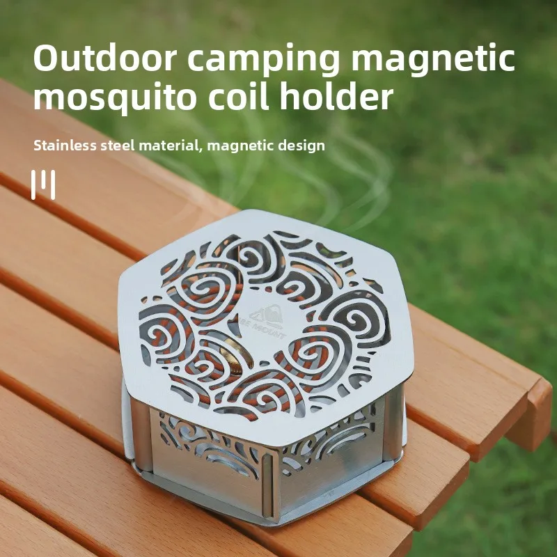 Magnetic Mosquito Coil Box Portable Stainless Steel Windproof Hollow Tray Multifunctional Outdoor Camping Holder
Magnetic Mosquito Coil Box Portable Stainless Steel Windproof Hollow Tray Multifunctional Outdoor Camping Holder