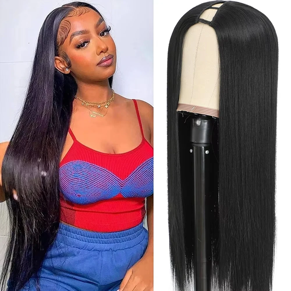 V Part Wig Straight Long Human Hair Wigs Mongolian Straight V Part Human Hair Wigs V Part Machine Made Wigs No Leave Out
V Part Wig Straight Long Human Hair Wigs Mongolian Straight V Part Human Hair Wigs V Part Machine Made Wigs No Leave Out