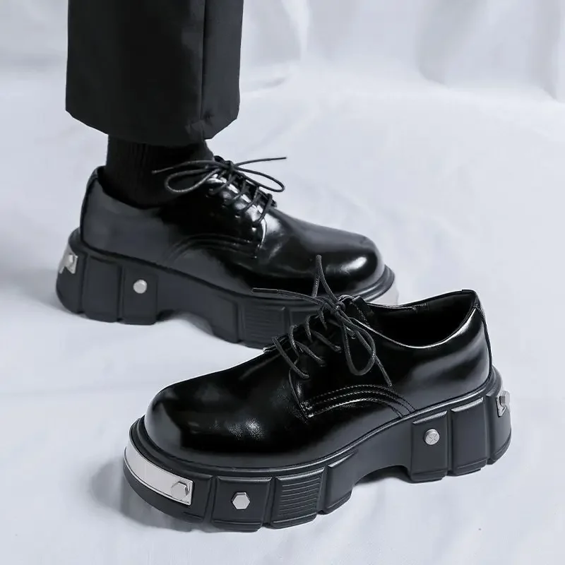 Men's British Style Thick Bottom Tilta Leather Derby Shoes round Toe High Sensation Function Big Head Comfortable Niche Footwear
Men's British Style Thick Bottom Tilta Leather Derby Shoes round Toe High Sensation Function Big Head Comfortable Niche Footwear