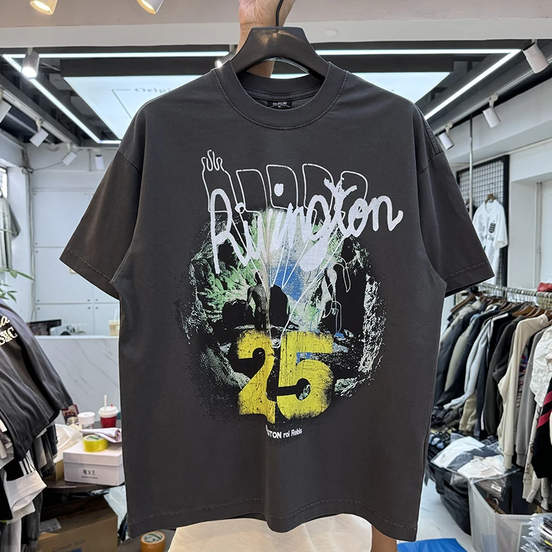 Retro Distressed Short Sleeve T-Shirt Creative Pattern Heavyweight Unisex Loose Fit Hip Hop Style Youthful Trend Summer Wear
Retro Distressed Short Sleeve T-Shirt Creative Pattern Heavyweight Unisex Loose Fit Hip Hop Style Youthful Trend Summer Wear