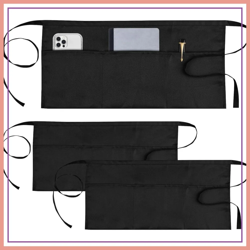 PEASUG Server Apron, Waitress Apron with 3 Pockets, Short Aprons for Women with Pockets for Servers, Waiter, Waitress
PEASUG Server Apron, Waitress Apron with 3 Pockets, Short Aprons for Women with Pockets for Servers, Waiter, Waitress