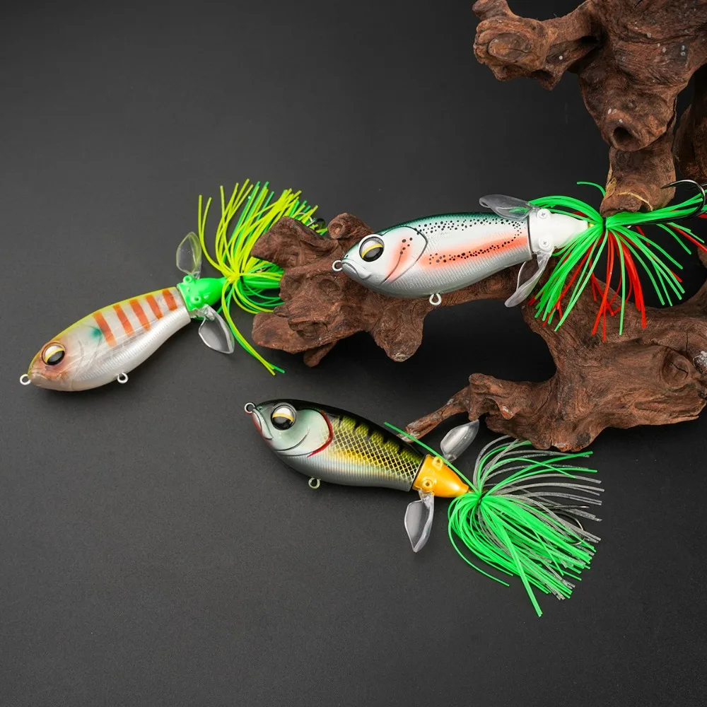 2024 2 Segment Fishing Lure Topwater Rotating Tail Fish Bait Bass 13cm/19.5g VMC Hooks
2024 2 Segment Fishing Lure Topwater Rotating Tail Fish Bait Bass 13cm/19.5g VMC Hooks
