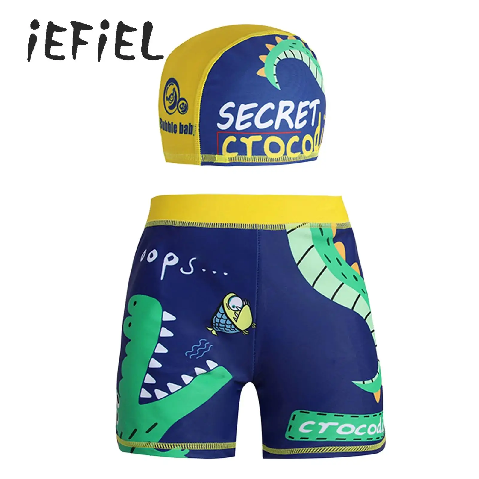 Boys Professional Swim Trunks with Swim Hat Skin-friendly Breathable Cartoon-patterned Swimwear Kids Swim Quick Dry Beach Shorts
Boys Professional Swim Trunks with Swim Hat Skin-friendly Breathable Cartoon-patterned Swimwear Kids Swim Quick Dry Beach Shorts