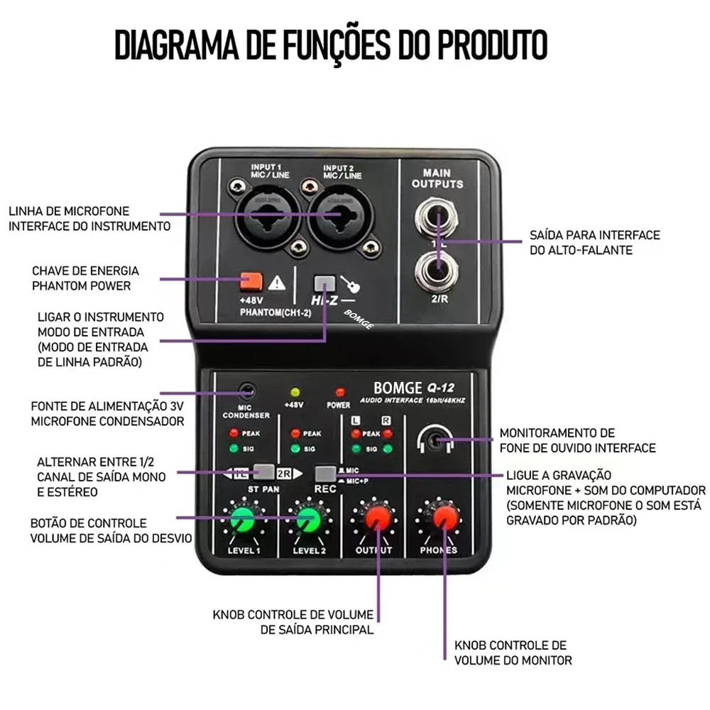 Sound Card Audio Mixer Sound Board Console Desk System Interface 4 Channel 48V Power Stereo Computer Sound Card
Sound Card Audio Mixer Sound Board Console Desk System Interface 4 Channel 48V Power Stereo Computer Sound Card