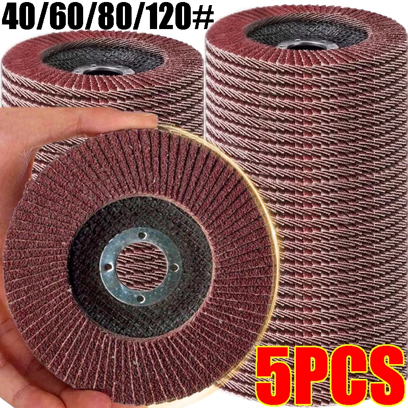 1/5Pcs 4.5inch Flap Discs Sanding Discs Angle Grinder Accessories Sanding for Metal Wood Polishing Accessories 40 60 80 120 Grit
1/5Pcs 4.5inch Flap Discs Sanding Discs Angle Grinder Accessories Sanding for Metal Wood Polishing Accessories 40 60 80 120 Grit