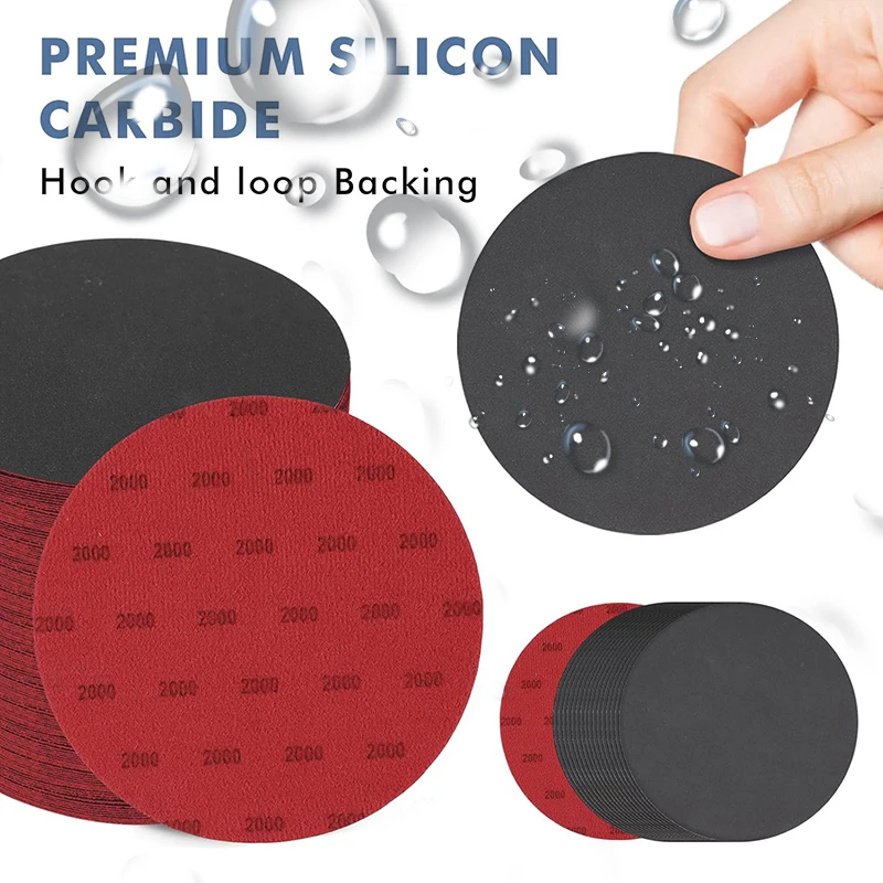 75/125/150mm Universal Dry and Wet Sanding Disc Sanding Paper Car Metal Woodworking Tools Polishing Accessories Abrasive Discs
75/125/150mm Universal Dry and Wet Sanding Disc Sanding Paper Car Metal Woodworking Tools Polishing Accessories Abrasive Discs