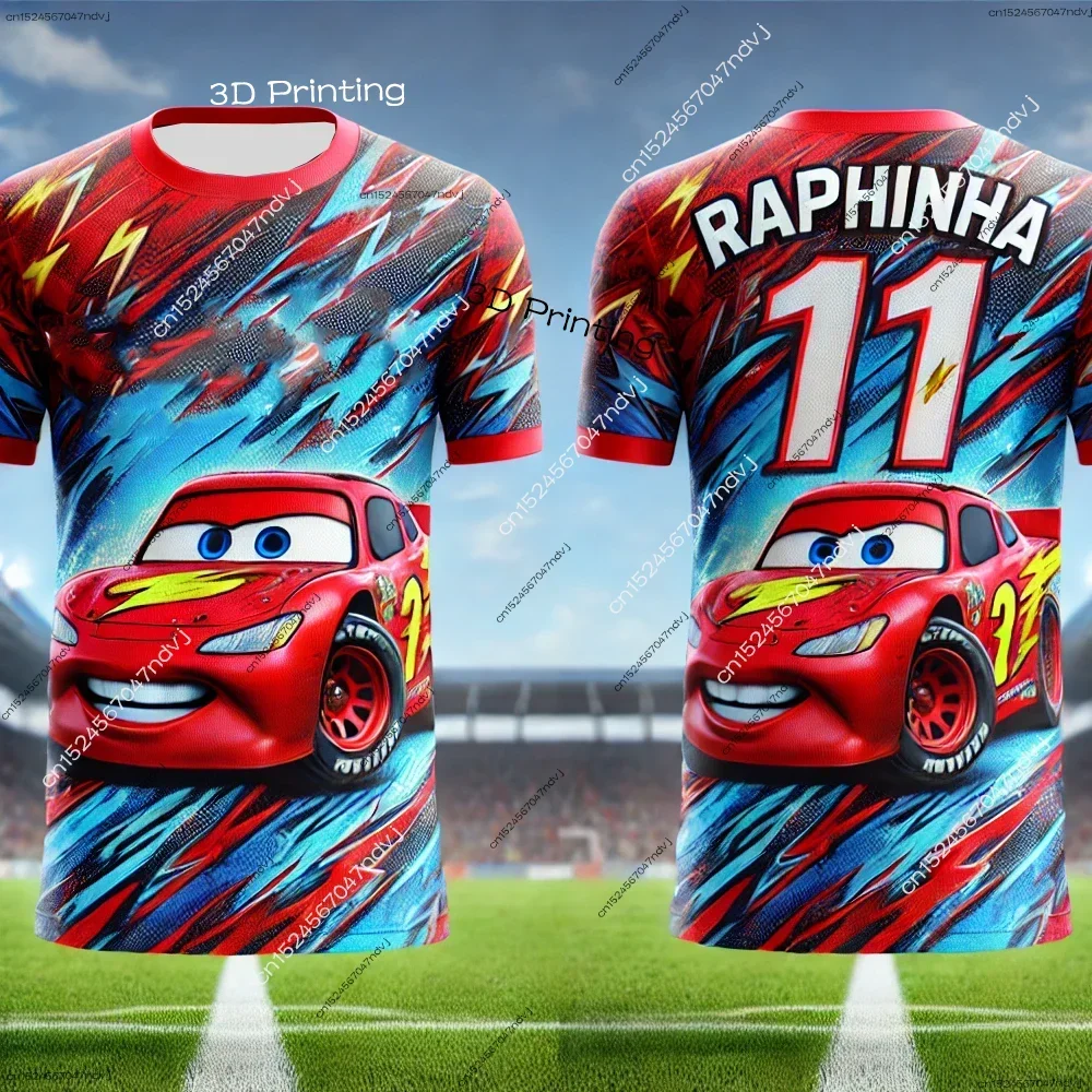 Lightning McQueen Football Jersey 3D Print Sports Quick Dry Breathable T-shirt Adult Kids Parentchild Boy Girl Short Sleeve Top
Lightning McQueen Football Jersey 3D Print Sports Quick Dry Breathable T-shirt Adult Kids Parentchild Boy Girl Short Sleeve Top