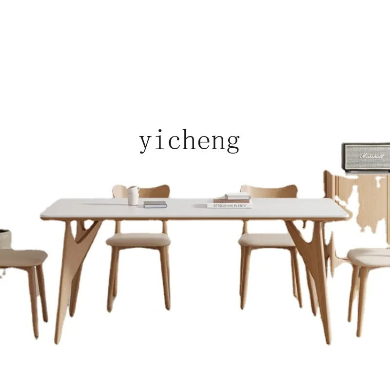 XL Japanese-Style Solid Wood Stone Plate Dining Table and Chair Small Apartment Household Ash Log Dining Table
XL Japanese-Style Solid Wood Stone Plate Dining Table and Chair Small Apartment Household Ash Log Dining Table