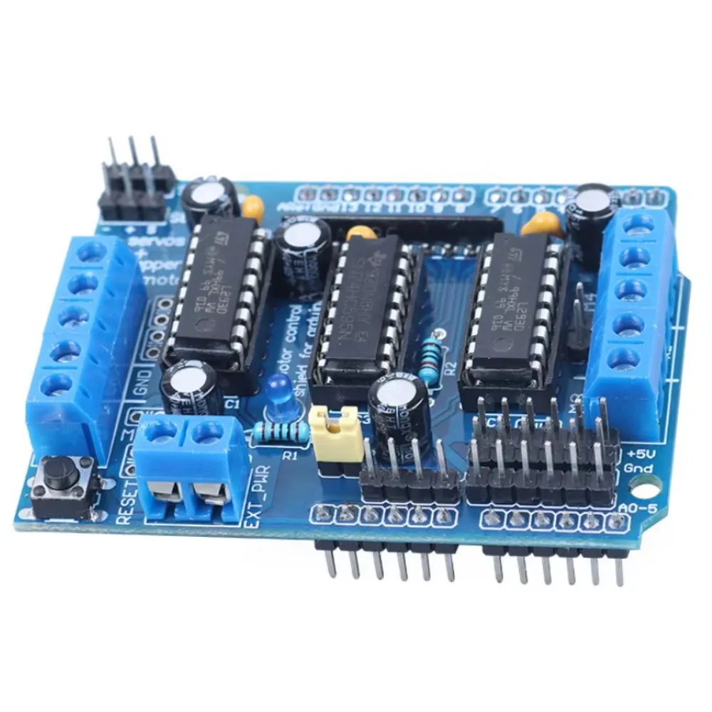 10pcs/lot Motor control shield motor drive expansion board L293D motor drive module
10pcs/lot Motor control shield motor drive expansion board L293D motor drive module