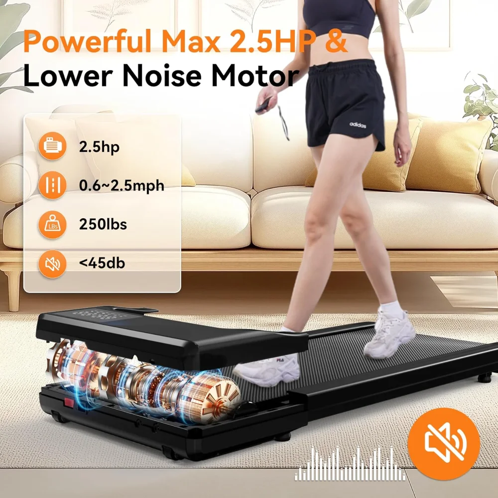 Walking Pad, Under Desk Treadmill, 3 in 1 Portable Treadmill with Remote Control LED Display
Walking Pad, Under Desk Treadmill, 3 in 1 Portable Treadmill with Remote Control LED Display