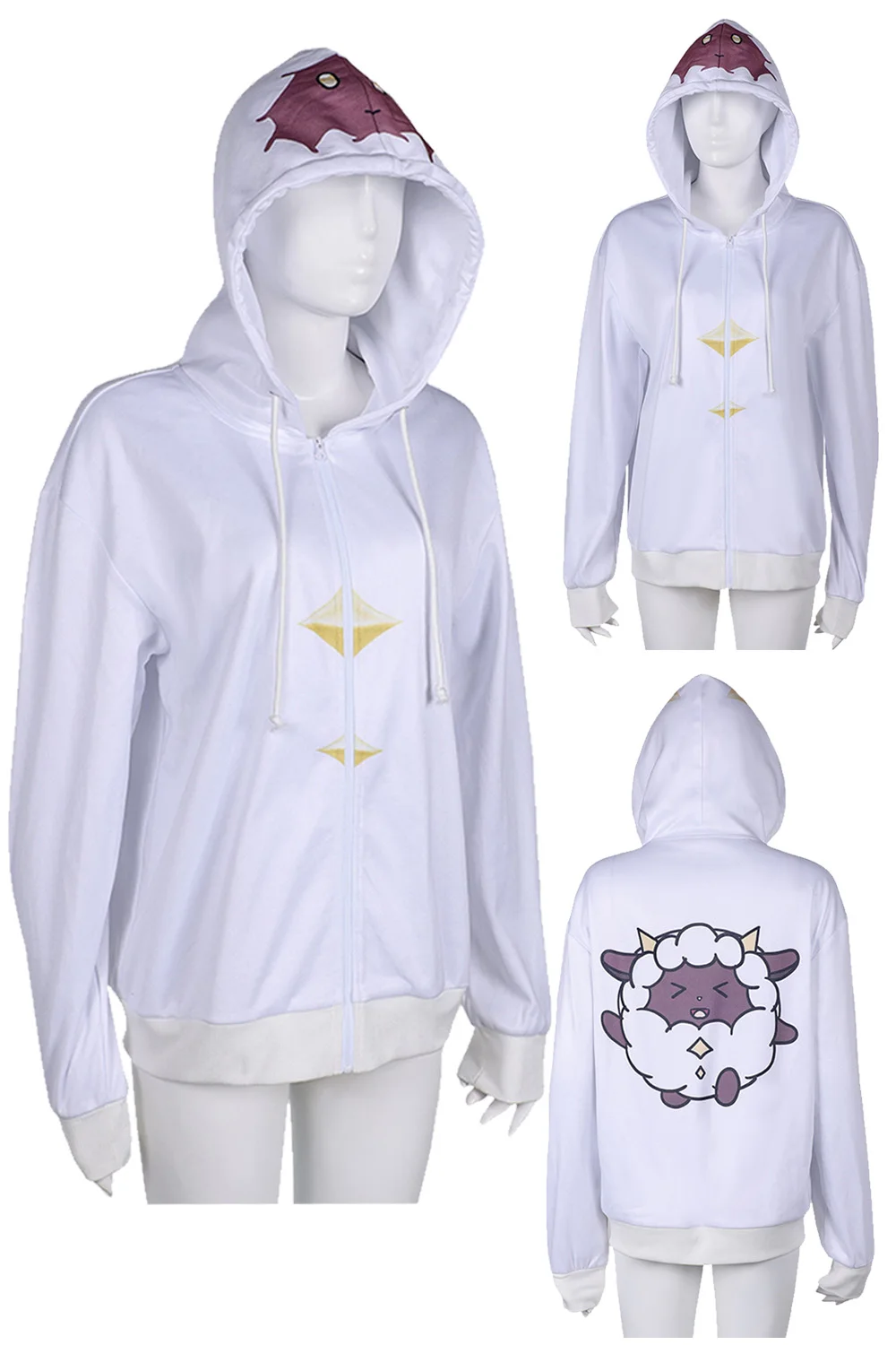 Lamball Cosplay Jacket Costume Game Pal Cosplay World Disguise Women Female Hoodies Outfit Coat Halloween Party Roleplay Suit
Lamball Cosplay Jacket Costume Game Pal Cosplay World Disguise Women Female Hoodies Outfit Coat Halloween Party Roleplay Suit