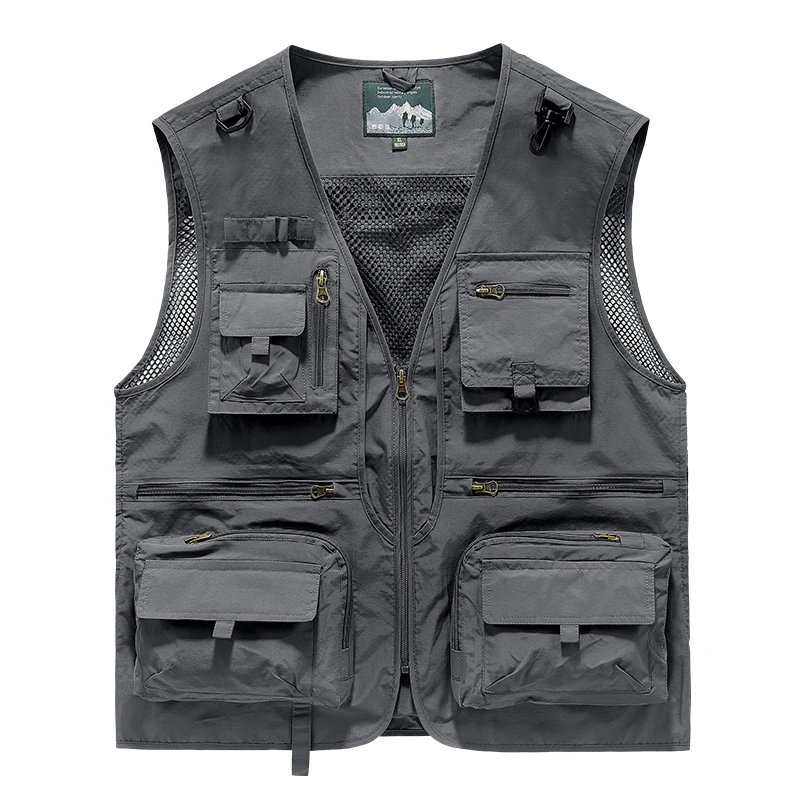Men's new mesh summer breathable journalist photographer fishing vest jacket Vests men
Men's new mesh summer breathable journalist photographer fishing vest jacket Vests men