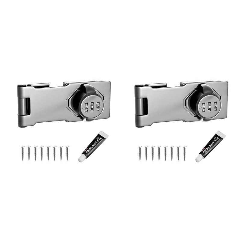 2X Household Cabinet Password Locks, Cabinet Door Combination Lock, Door Lock Clasp Door Cabinet, Privacy Lock (Silver)
2X Household Cabinet Password Locks, Cabinet Door Combination Lock, Door Lock Clasp Door Cabinet, Privacy Lock (Silver)