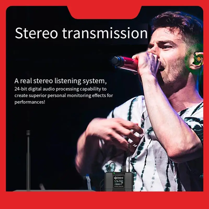DEBRA PROFESSIONAL AUDIO Debra стерео беспроводная система мониторинга ST-102 для студии звукозаписи барабанщик инструмент
DEBRA PROFESSIONAL AUDIO Debra стерео беспроводная система мониторинга ST-102 для студии звукозаписи барабанщик инструмент