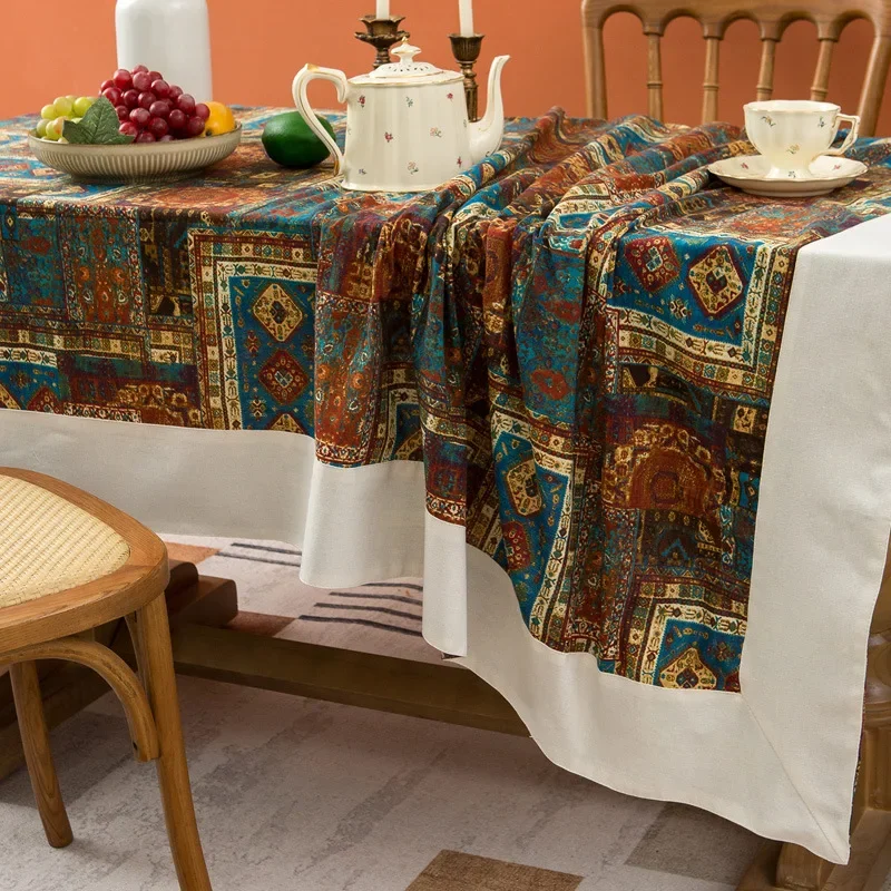 Bohemian Cotton Linen Tablecloth Art Light Luxury American Table Cloth Rectangular Coffee Table Cloth Dust Cloth
Bohemian Cotton Linen Tablecloth Art Light Luxury American Table Cloth Rectangular Coffee Table Cloth Dust Cloth
