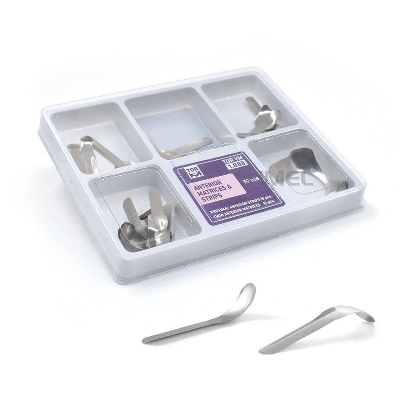 DentalsProximal Anterior Strips Kit 30pcs/box Large Small Double Contoured Matrix Strips Restorative Material Matrix Bands TOR
DentalsProximal Anterior Strips Kit 30pcs/box Large Small Double Contoured Matrix Strips Restorative Material Matrix Bands TOR