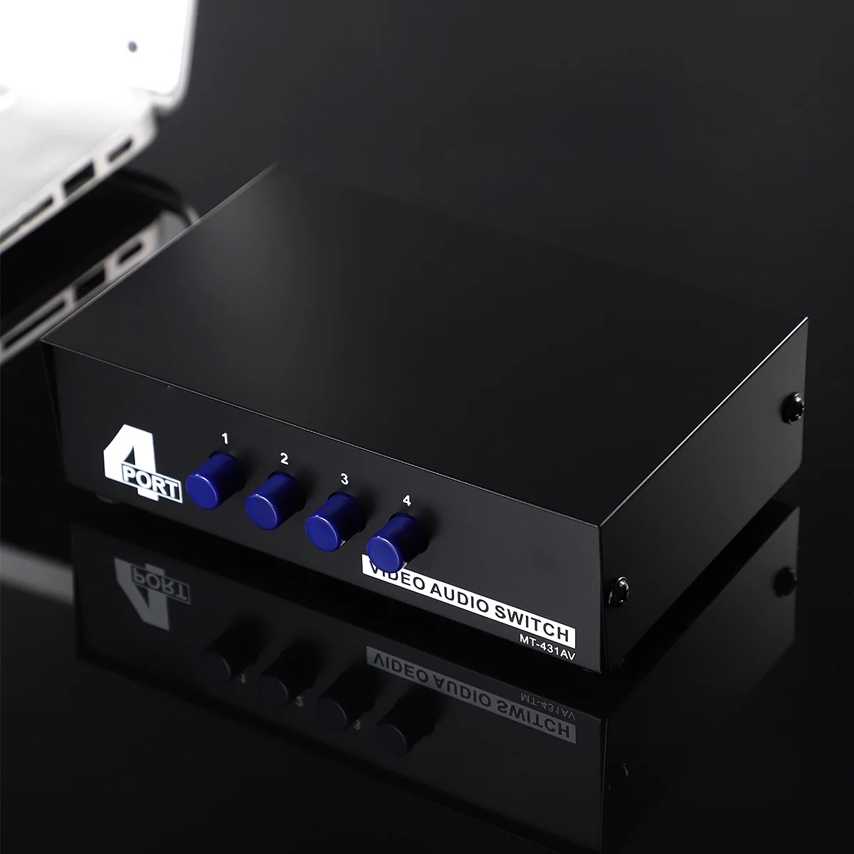 Av Audio Video -431Av Push Button Selector for Dvd Cable Box to Composite Video L R Audio -431Av
Av Audio Video -431Av Push Button Selector for Dvd Cable Box to Composite Video L R Audio -431Av