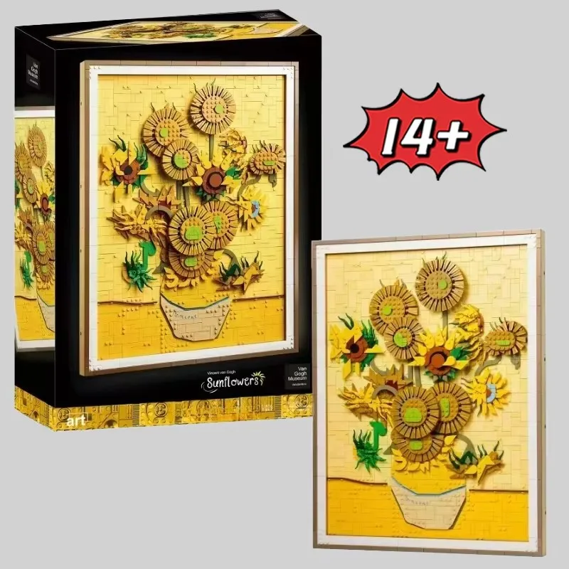 2615PSC Building Blocks Sets Sunflower Worldfamous Art Painting Van Gogh Bricks Toy For Kids Children Adult Christmas Gift 31215
2615PSC Building Blocks Sets Sunflower Worldfamous Art Painting Van Gogh Bricks Toy For Kids Children Adult Christmas Gift 31215