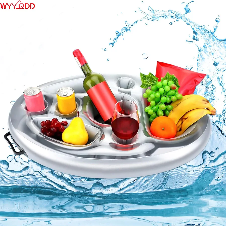 Inflatable Floating Drink Holder - Floating drink holder,Porous Cup Mat,Floating Snack Tray,suitable for Serving Bar for Beach
Inflatable Floating Drink Holder - Floating drink holder,Porous Cup Mat,Floating Snack Tray,suitable for Serving Bar for Beach