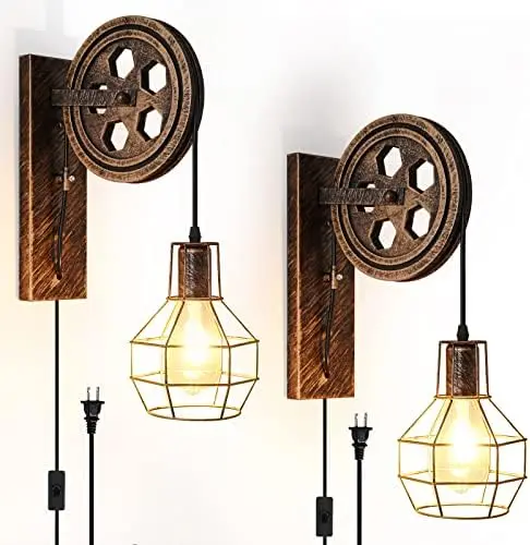 3 Pack Black Matte Metal Fixture, Vintage Industrial Fixture Lighting Lamp with 6.9" Metal Shade and 4.7" Lamp Fixture for Gal
3 Pack Black Matte Metal Fixture, Vintage Industrial Fixture Lighting Lamp with 6.9" Metal Shade and 4.7" Lamp Fixture for Gal