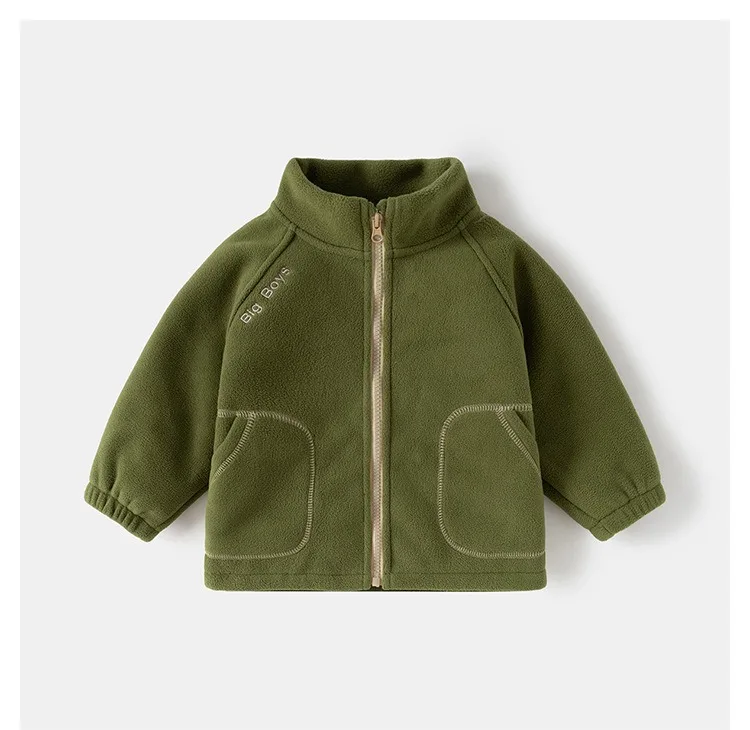 Kids Polar Fleece Stand Collar Jacket 11 S595378ab9c464eb28ac39ae639256313H
